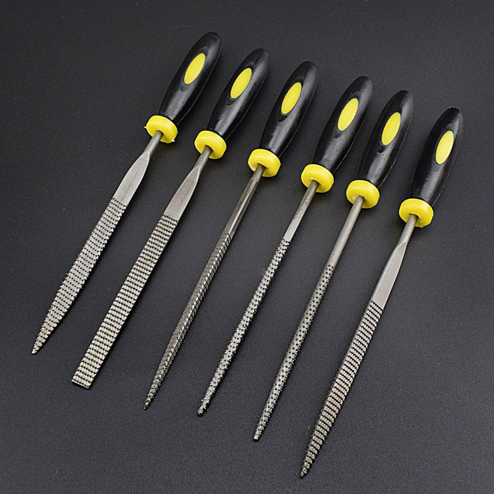 Woodworking Files And Rasps - Набор рашпиль для дерева, 6 шт.,