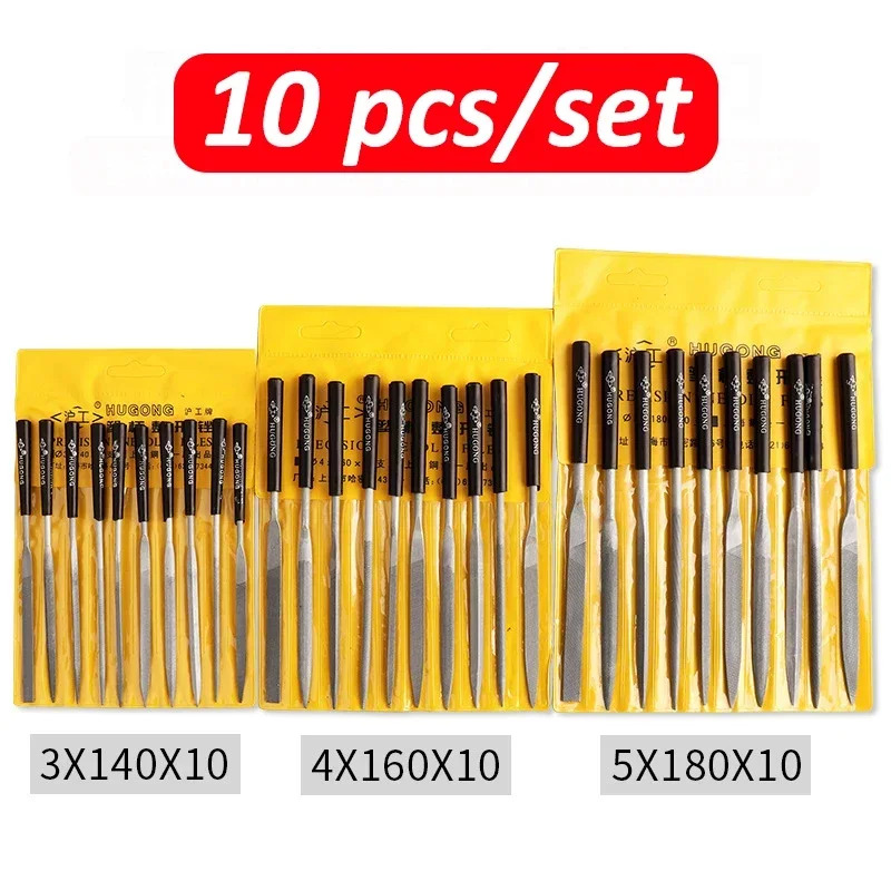 Woodworking Files And Rasps - Набор металлических напильников WEELEE, 10 шт.,