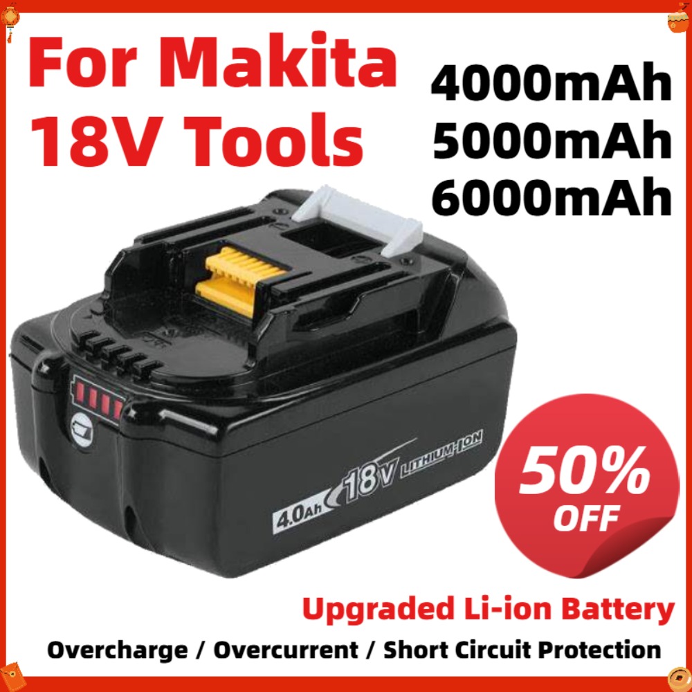 Makita Drill Dtw300 - Аккумулятор 6000 мАч повышенной емкости для