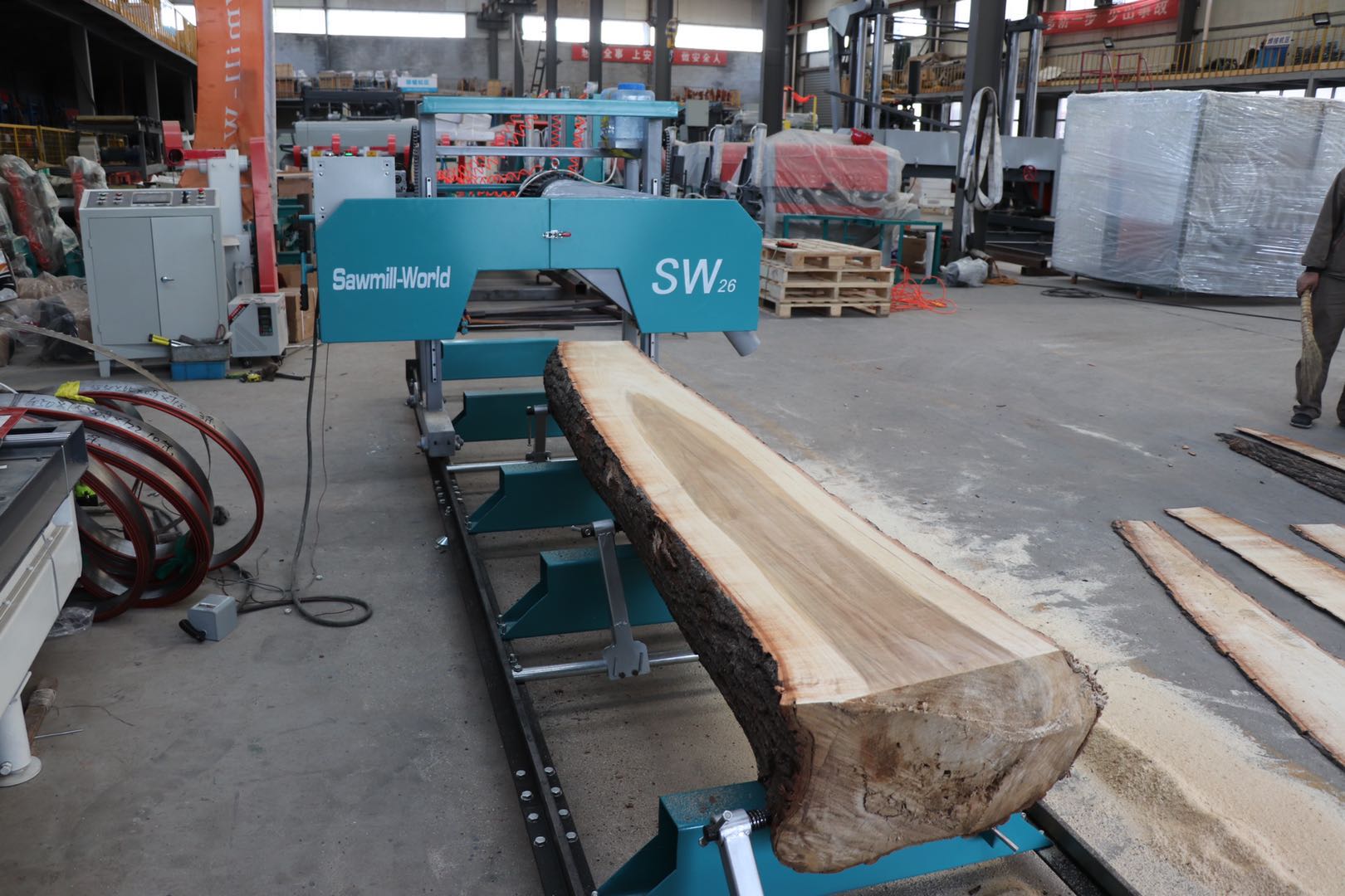 Woodworking Bandsaw - Горизонтальная ленточная пила для распиловки древесины