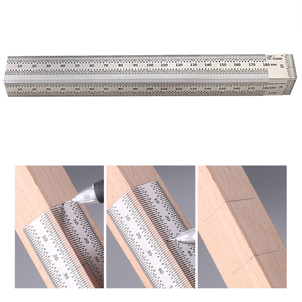 Линейка-чертилка из нержавеюще – обзор и цена Woodworking Marking Gauge